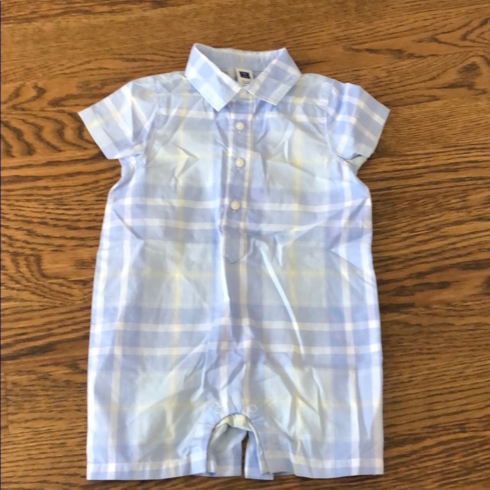 Janie and Jack shorts onsie